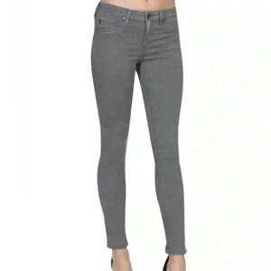 AG Adriano Goldschmied The Legging Pants Size 25R Gray Super Skinny Ankle